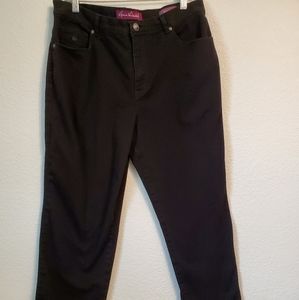 Women's Gloria Vanderbilt black jeans size 14
